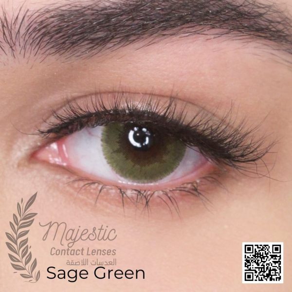 Sage Green eye lenses